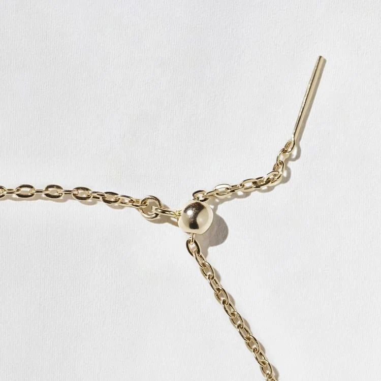 0.75 CT Round Bezel Solitaire Lab Grown Diamond Necklace preview angle 1