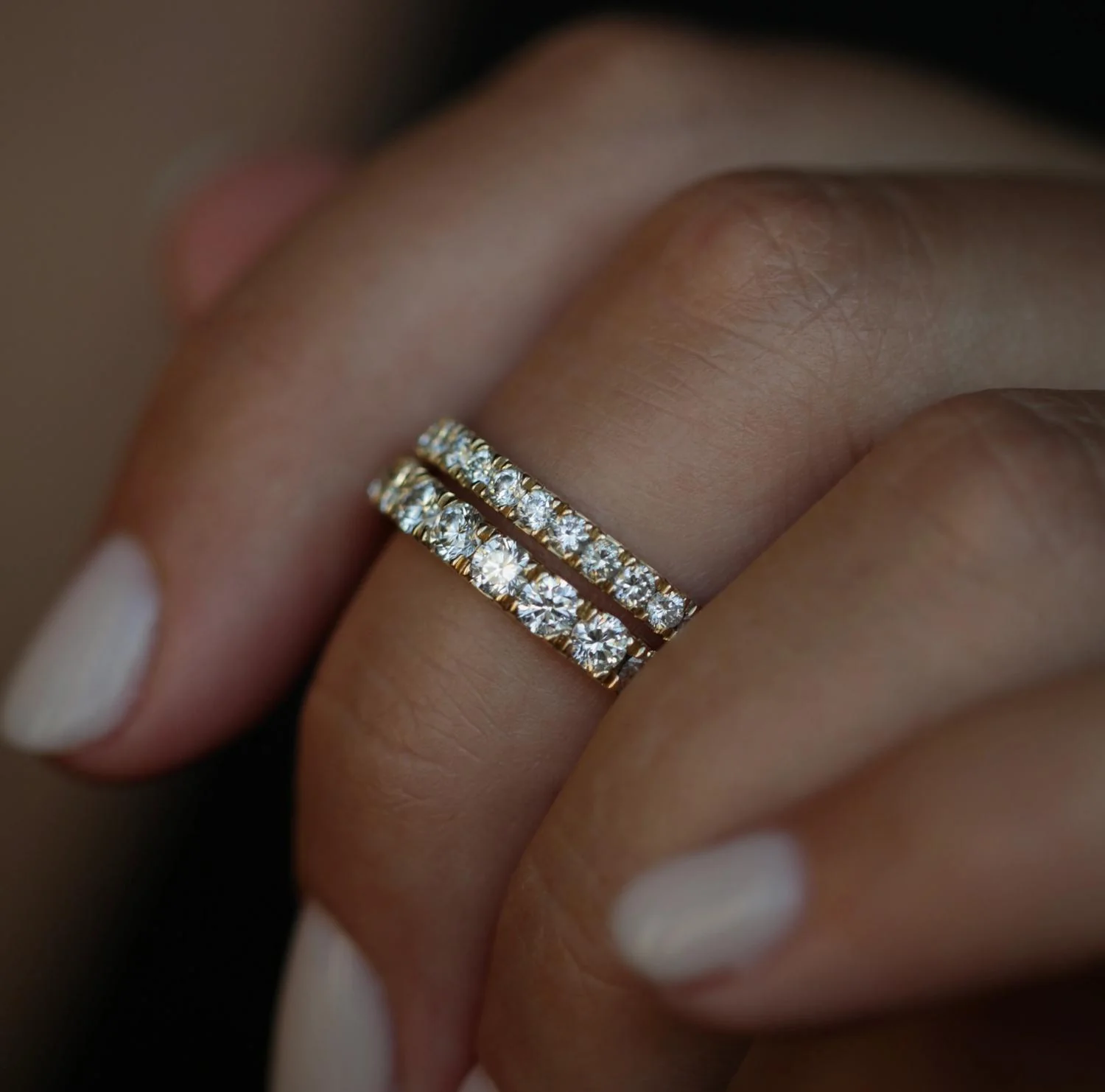 1.10 CT Round Lab Grown Diamond Wedding Band preview angle 1