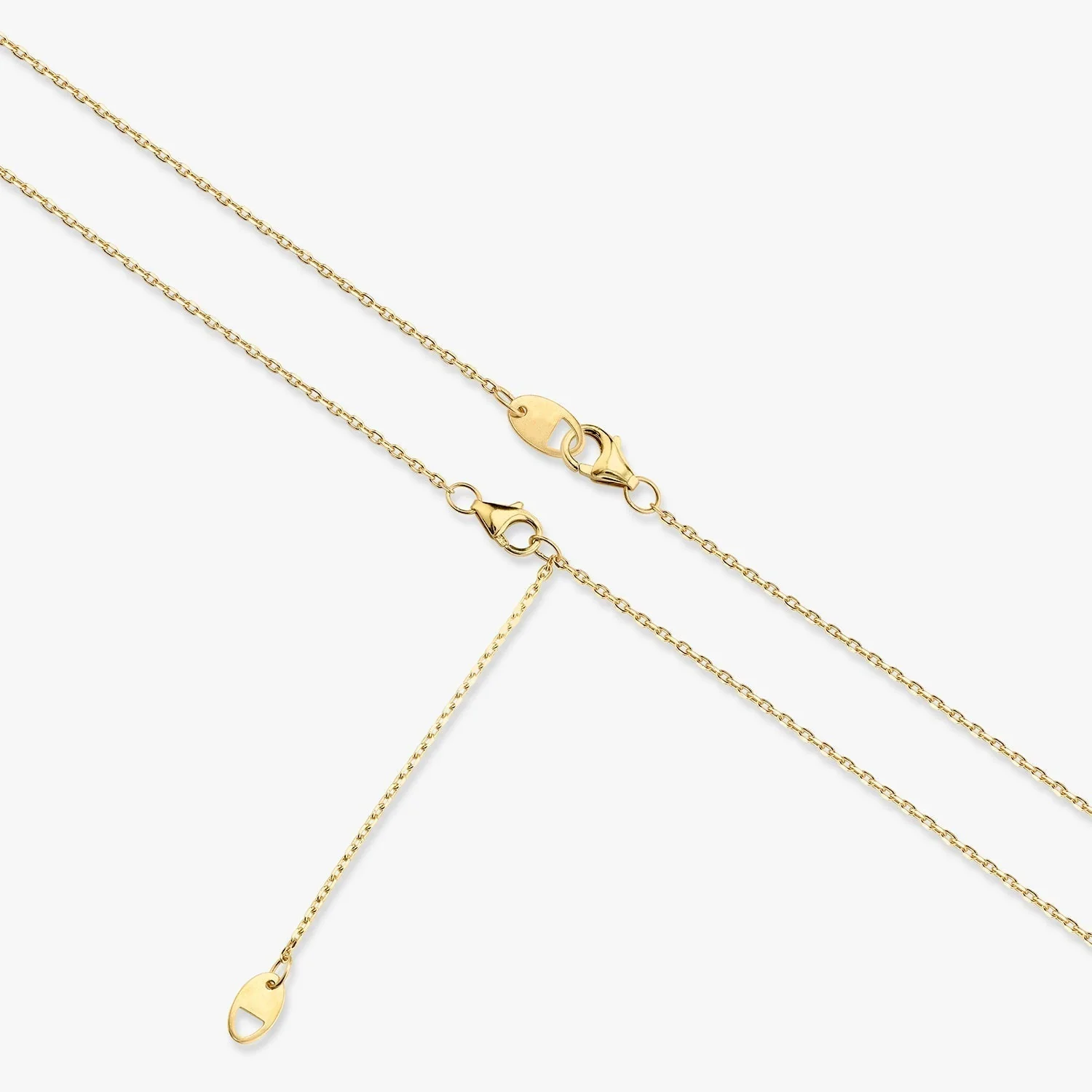 0.12 TCW Round Lab Grown Diamond Necklace preview angle 4