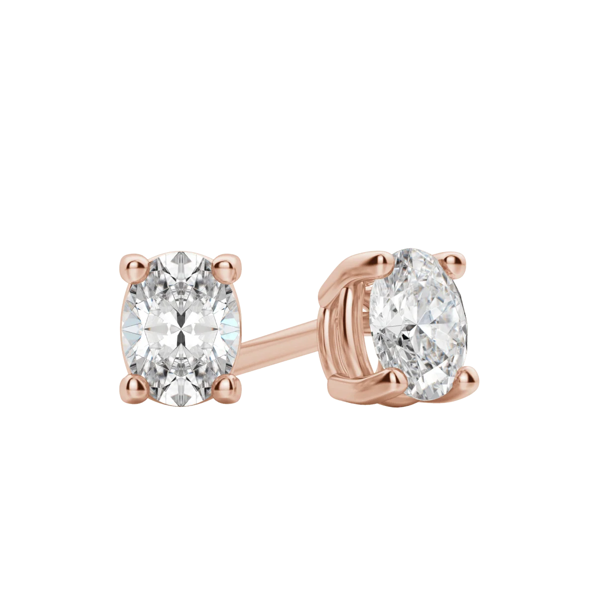 0.50 CT-2.0 CT Oval Solitaire Lab Grown Diamond preview angle 5